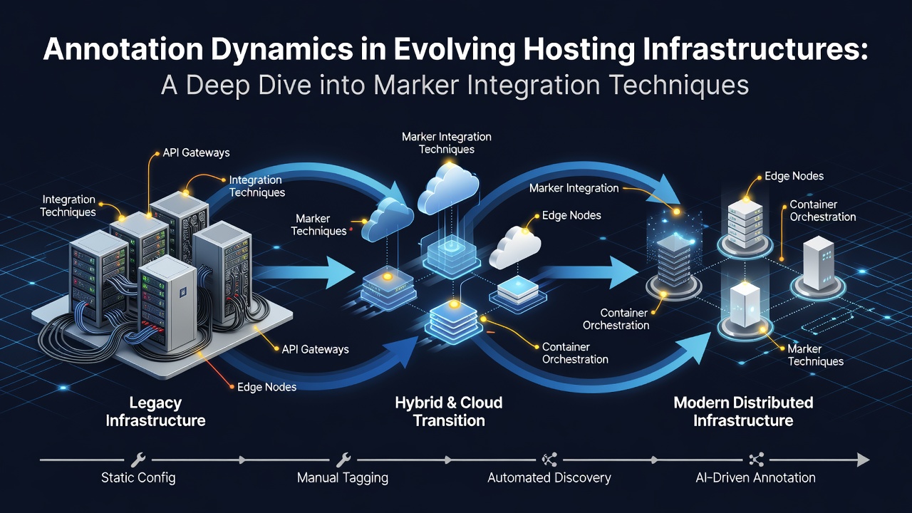 Annotation Dynamics in Evolving Hosting Infrastructures: A Deep Dive into Marker Integration Techniques
